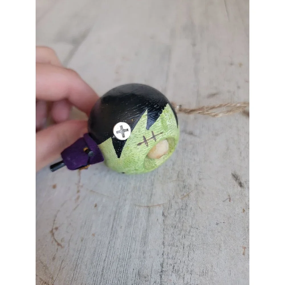 Pier‎ 1 Halloween Frankenstein ornament crazy head unique